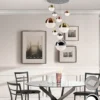 Lámpara colgante Sphere – Schuller – Lámpara LED regulable, 9 tulipas esféricas