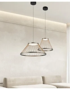 Lámpara colgante Spider - Mantra - Lámpara decorativa LED en gris