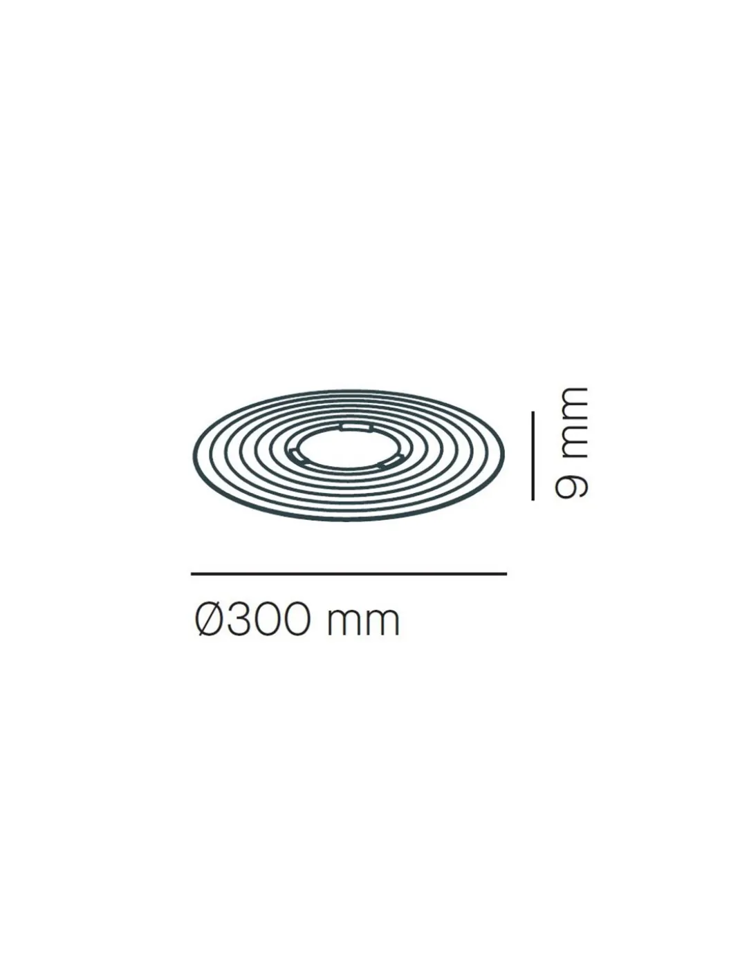 Lámpara colgante Symphony - Milan - Lámpara de techo moderna, Gris-Cobre-Visón, Ø 30-45 cm