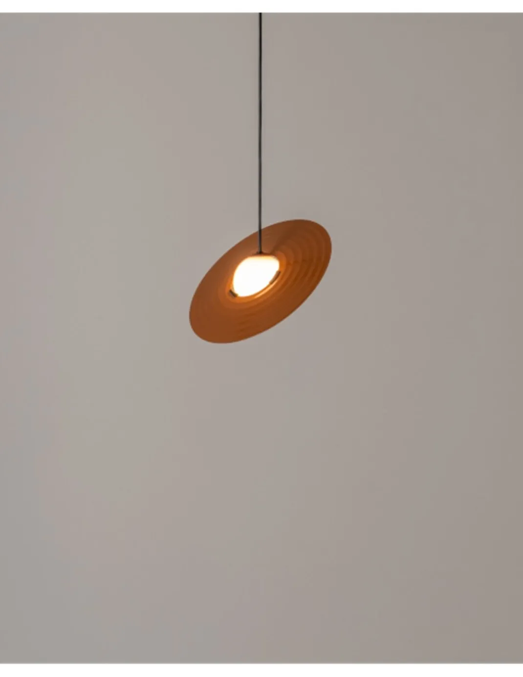 Lámpara colgante Symphony - Milan - Lámpara de techo moderna, Gris-Cobre-Visón, Ø 30-45 cm