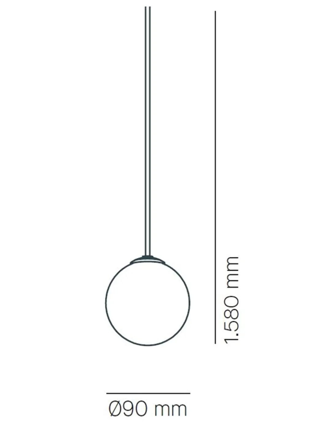 Lámpara colgante Symphony - Milan - Lámpara de techo moderna, Gris-Cobre-Visón, Ø 30-45 cm