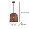 Lámpara colgante Theodor - AJP - Lámpara natural de madera de roble