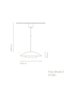 Lámpara colgante Tires Model 3 - Nexia - Estilo nórdico