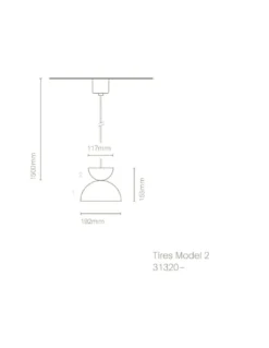 Lámpara colgante Tires Model 2 - Nexia