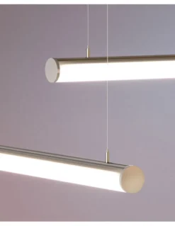Lámpara colgante Tubi – Beneito & Faure – Lámpara horizontal para oficina LED