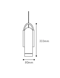Lámpara colgante Tubular – Fokobu – Lámpara de madera de abedul