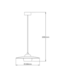 Lámpara colgante Txapela - Pedret Lighting - Lámpara de roble y latón satinado