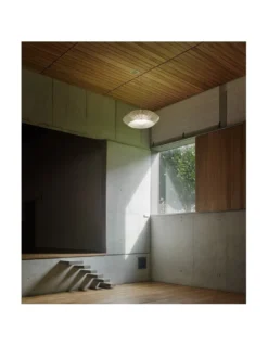 Lámpara colgante V - a-emotional light - Diseño geométrico en blanco o negro