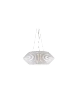Lámpara colgante V - a-emotional light - Diseño geométrico en blanco o negro