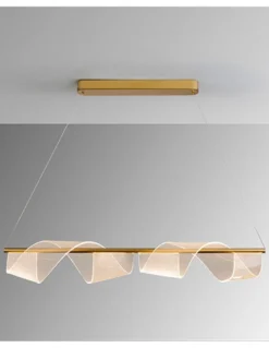 Lámpara colgante Velas – Schuller – Diseño decorativo con difusor microimpreso curvado