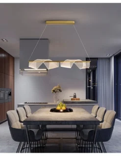 Lámpara colgante Velas – Schuller – Diseño decorativo con difusor microimpreso curvado