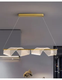 Lámpara colgante Velas – Schuller – Diseño decorativo con difusor microimpreso curvado