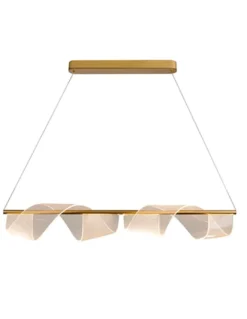 Lámpara colgante Velas – Schuller – Diseño decorativo con difusor microimpreso curvado