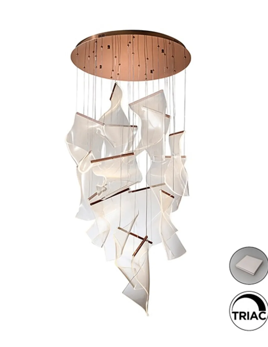 Lámpara colgante Velos – Schuller – Diseño decorativo LED regulable
