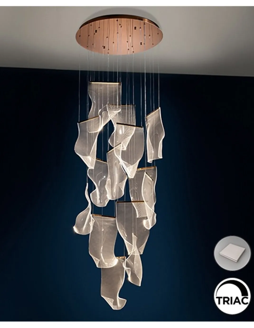 Lámpara colgante Velos – Schuller – Diseño decorativo LED regulable