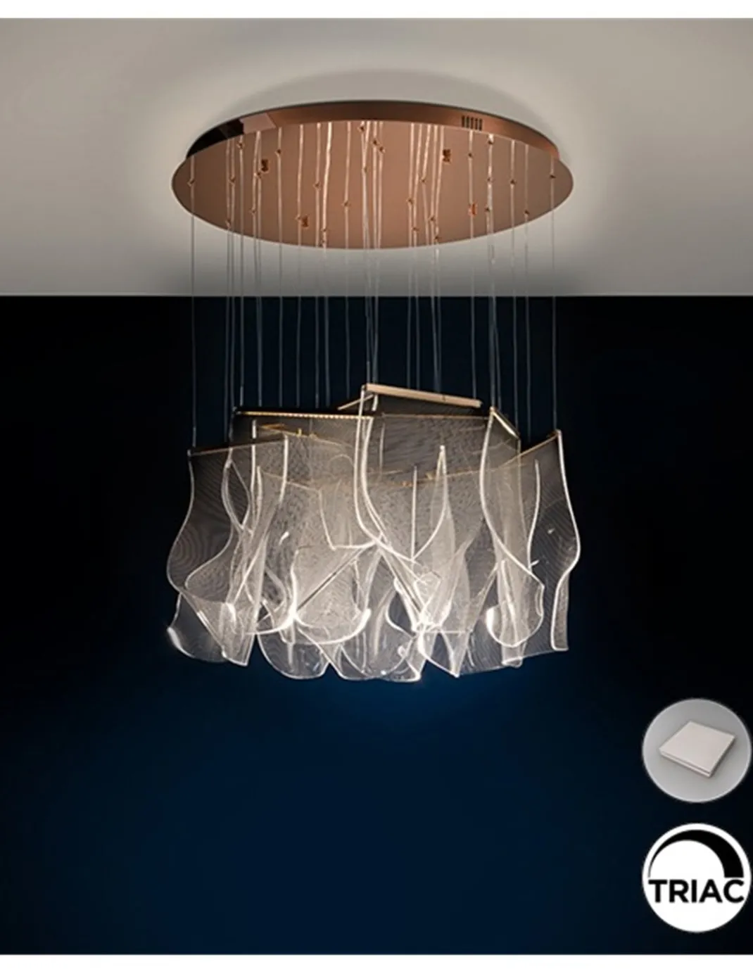 Lámpara colgante Velos – Schuller – Diseño decorativo LED regulable
