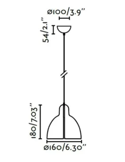 Lámpara colgante Venice – Faro – Lámpara de cerámica en varios colores