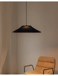 Lámpara colgante Warp Base - Arkoslight - Diseño moderno con pantalla textil translúcida