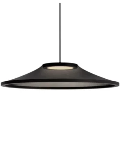 Lámpara colgante Warp Base - Arkoslight - Diseño moderno con pantalla textil translúcida