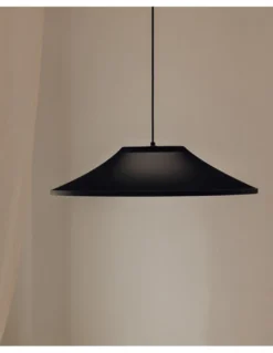 Lámpara colgante Warp Base - Arkoslight - Diseño moderno con pantalla textil translúcida