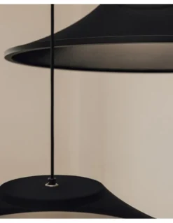 Lámpara colgante Warp Base - Arkoslight - Diseño moderno con pantalla textil translúcida