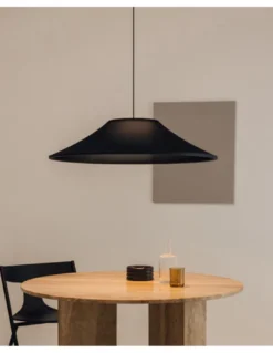 Lámpara colgante Warp Base - Arkoslight - Diseño moderno con pantalla textil translúcida