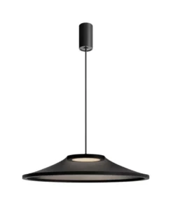 Lámpara colgante Warp Base - Arkoslight - Diseño moderno con pantalla textil translúcida
