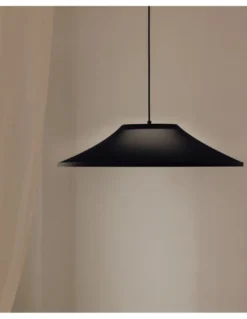 Lámpara colgante Warp Base - Arkoslight - Diseño moderno con pantalla textil translúcida