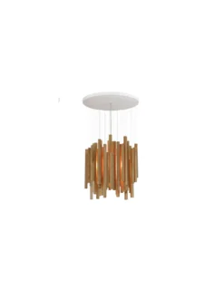 Lámpara Colgante Woods - a-emotional light - Lámpara de madera hecha a mano