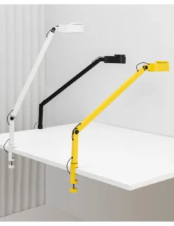 Lámpara con enganche Inviting - Faro - Lámpara de escritorio LED orientable y regulable