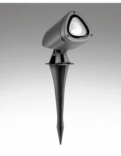 Lámpara con estaca de exterior Flux – Schuller – Acabado gris oscuro
