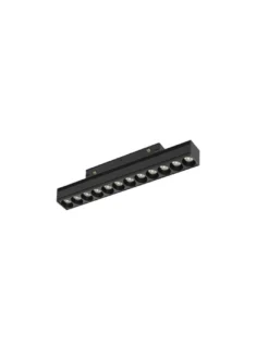 Lámpara de carril Magneto 48V – Mantra – Acabado negro, 2 medidas, LED regulable/no regulable