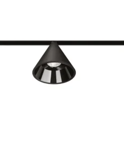 Lámpara de carril Wiz 48V - Arkoslight - Pantalla cónica, LED