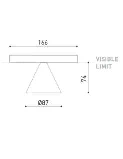 Lámpara de carril Wiz 48V Short - Arkoslight - Downlight con efecto The Invisible Black