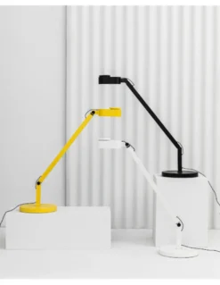 Lámpara de escritorio Inviting – Faro – Lámpara de estudio con cabezal orientable, LED regulable
