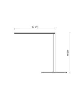 Lámpara de escritorio Matrix LED – Luxcambra – Diseño minimalista en blanco o negro