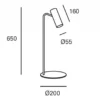Lámpara de escritorio Meds – FORLIGHT – Cabezal orientable, GU10