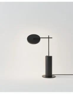 Lámpara de escritorio Rafaela - Robin - Lámpara negra de mesa de diseño moderno y minimalista