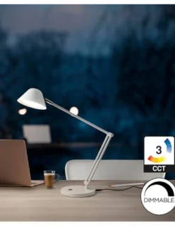 Lámpara de escritorio Taros - Schuller - Lámpara de estudio orientable, LED regulable