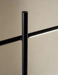 Lámpara de escritorio Tubs - LedsC4 - Base en mármol negro, regulable y orientable