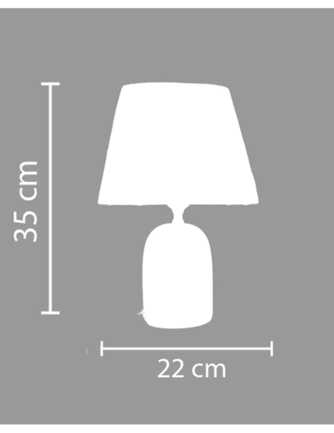 Lámpara de mesa Alezio - IDP Lampshades - Lámpara de cerámica, pantalla de rafia