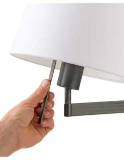 Lámpara de mesa Artis - Faro - Pantalla de tela orientable