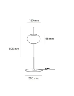 Lámpara de mesa Astros - Milán