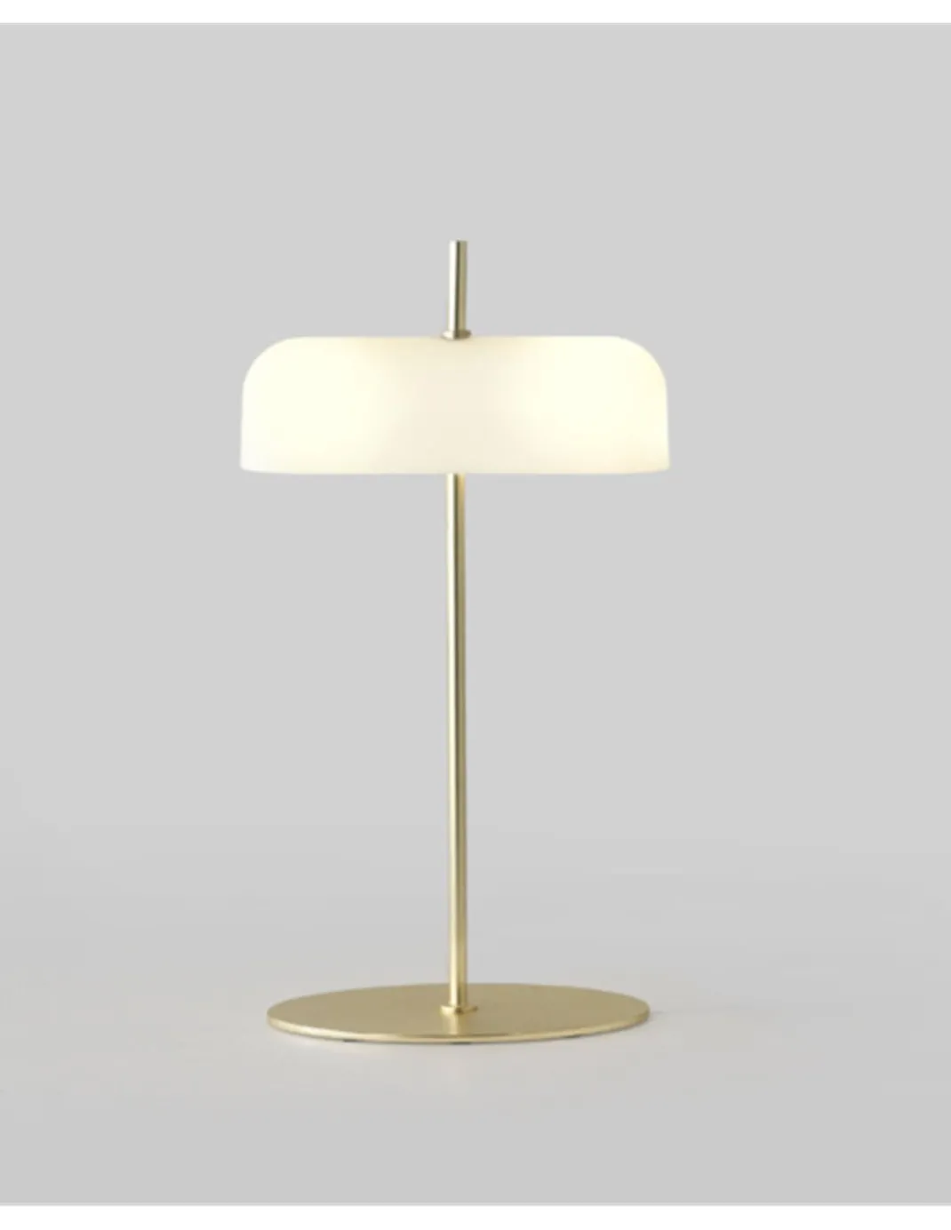 Lámpara de mesa Atil – Aromas – Lámpara de cristal blanco, LED 2700K, 50 cm