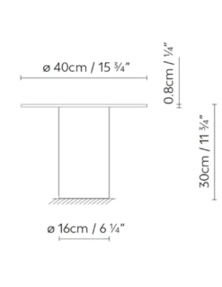 Lámpara de mesa Beira T - B.lux - Lámpara de diseño contemporáneo, cristal traslúcido