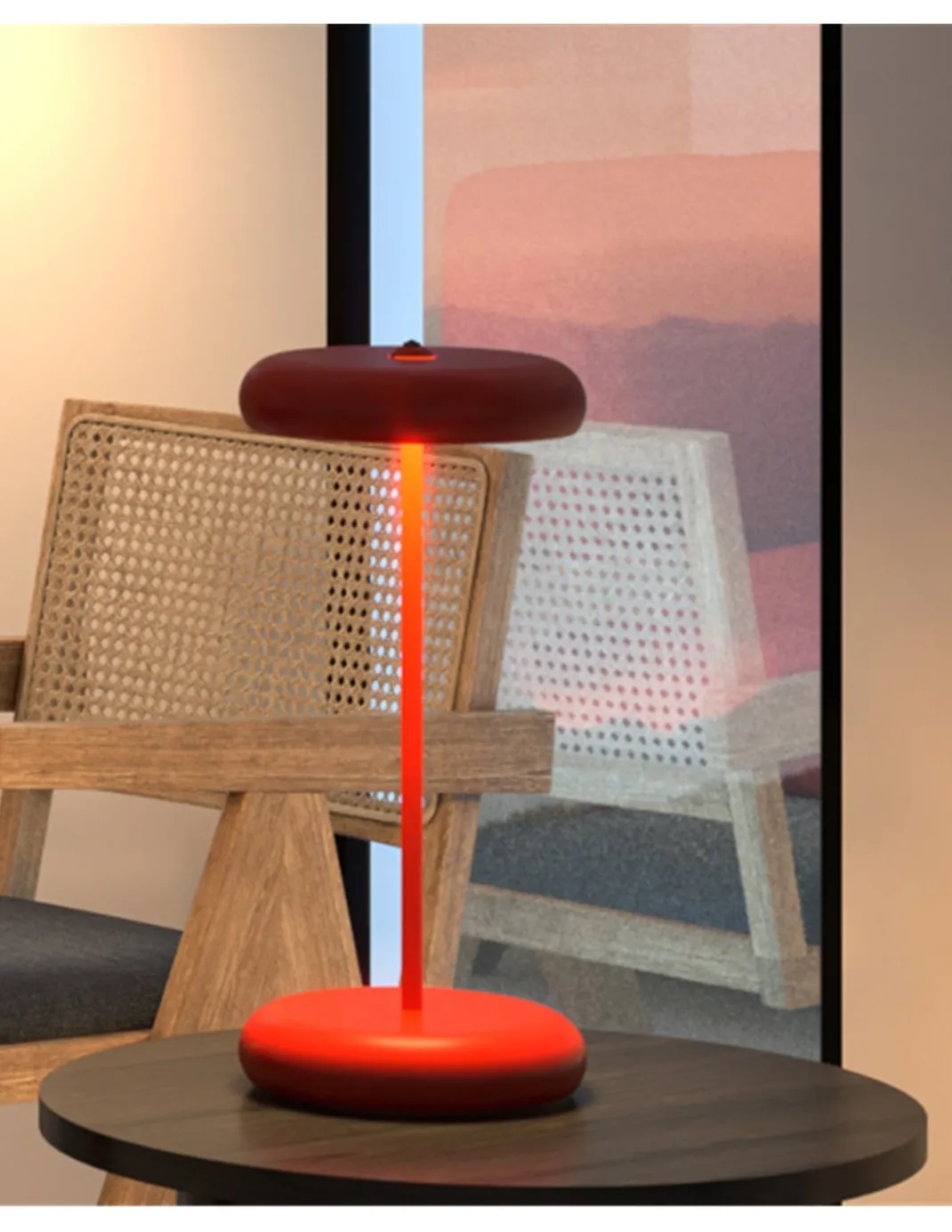 Lámpara de mesa Boina – Pujol – Lámpara LED regulable, varios acabados