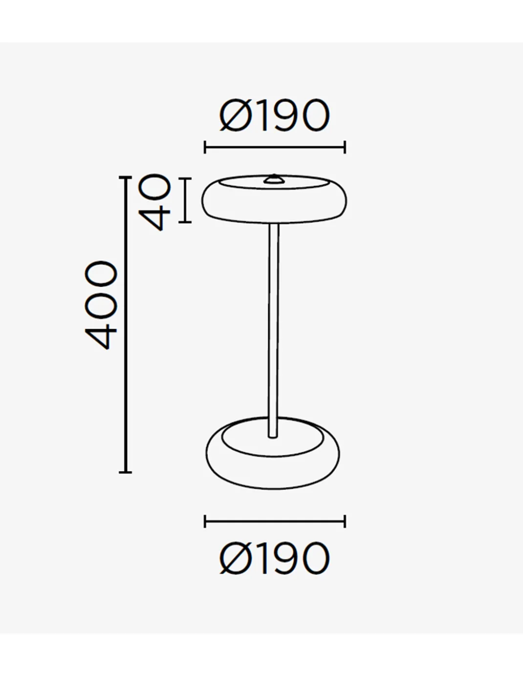 Lámpara de mesa Boina – Pujol – Lámpara LED regulable, varios acabados