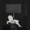 Lámpara de mesa Caballo Pirouette - Lladró - Lámpara con figura decorativa de porecelana