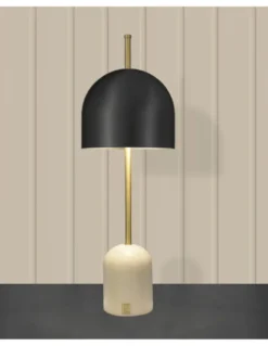 Lámpara de mesa Camila – Fokobu – Lámpara de mármol decorativa, 3 colores