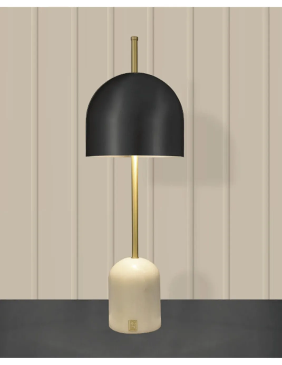 Lámpara de mesa Camila – Fokobu – Lámpara de mármol decorativa, 3 colores